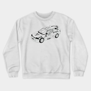 Ford Escort Black Outline Crewneck Sweatshirt